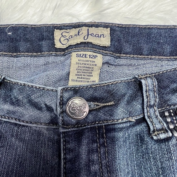👖|•EARL JEAN•| Pretty Cropped/Capri Jeans Size 12👖 - Picture 8 of 8